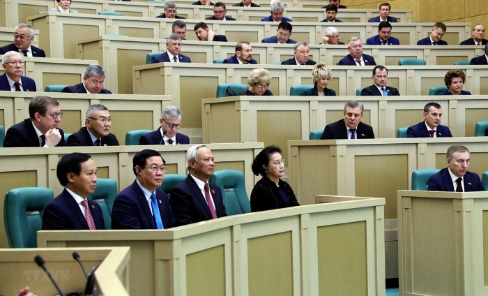 Chủ tịch Quốc hội phát biểu tại Phiên họp toàn thể Hội đồng Liên bang Nga chu tich quoc hoi phat bieu tai phien hop toan the hoi dong lien bang nga