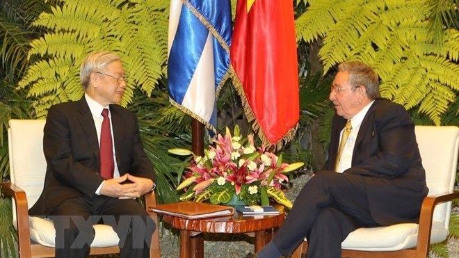 Điện mừng nhân kỷ niệm 60 năm thiết lập quan hệ ngoại giao Việt Nam-Cuba