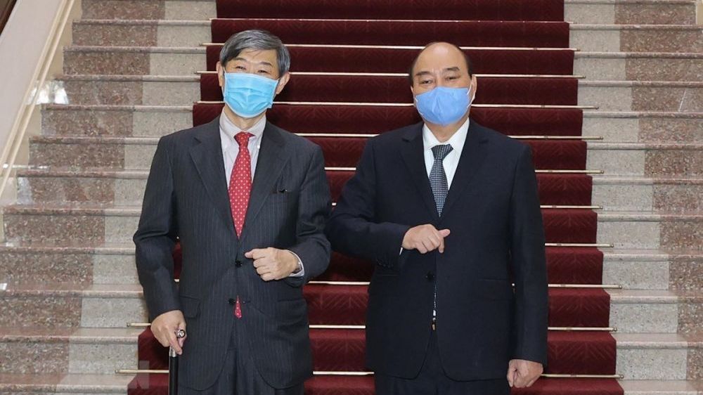 Thủ tướng Nguyễn Xuân Phúc tiếp Chủ tịch JICA Kitaoka Shinichi