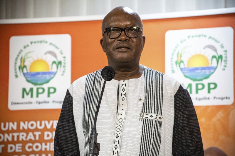 Tổng thống Burkina Faso Roch Marc Christian Kaboré. (Nguồn: AP) Tổng thống Burkina Faso Roch Marc Christian Kaboré. (Nguồn: AP)