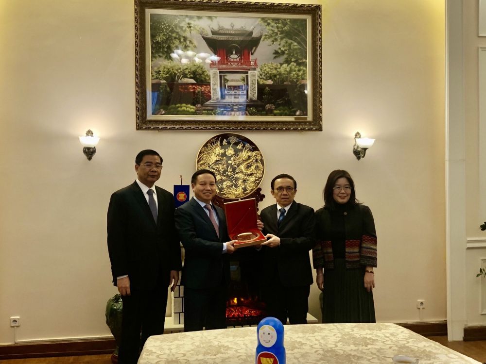 Ủy ban ASEAN tại Moscow họp tổng kết năm 2020, bàn giao chức Chủ tịch cho Brunei