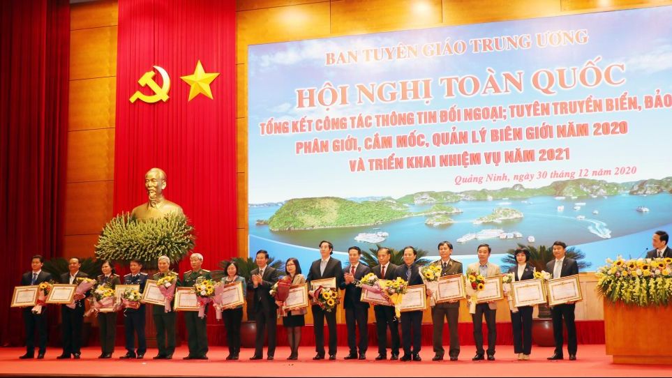 Hội nghị toàn quốc tổng kết công tác thông tin đối ngoại, tuyên truyền biển, đảo; phân giới, cắm mốc, quản lý biên giới năm 2020