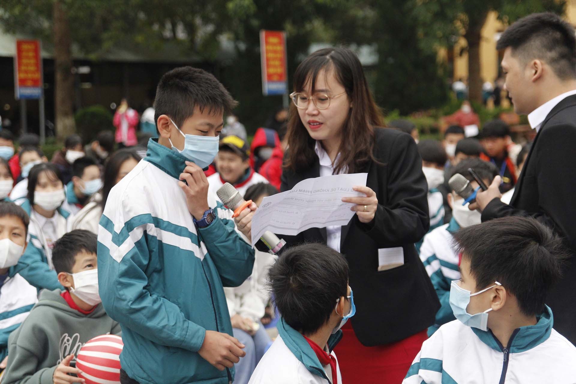 Lần đầu tiên học sinh tại Lạng Sơn được tuyên truyền phòng chống ma túy bằng hình thức trực quan