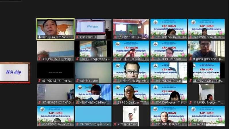 Chương trình tập huấn trực tuyến. Chương trình tập huấn trực tuyến.