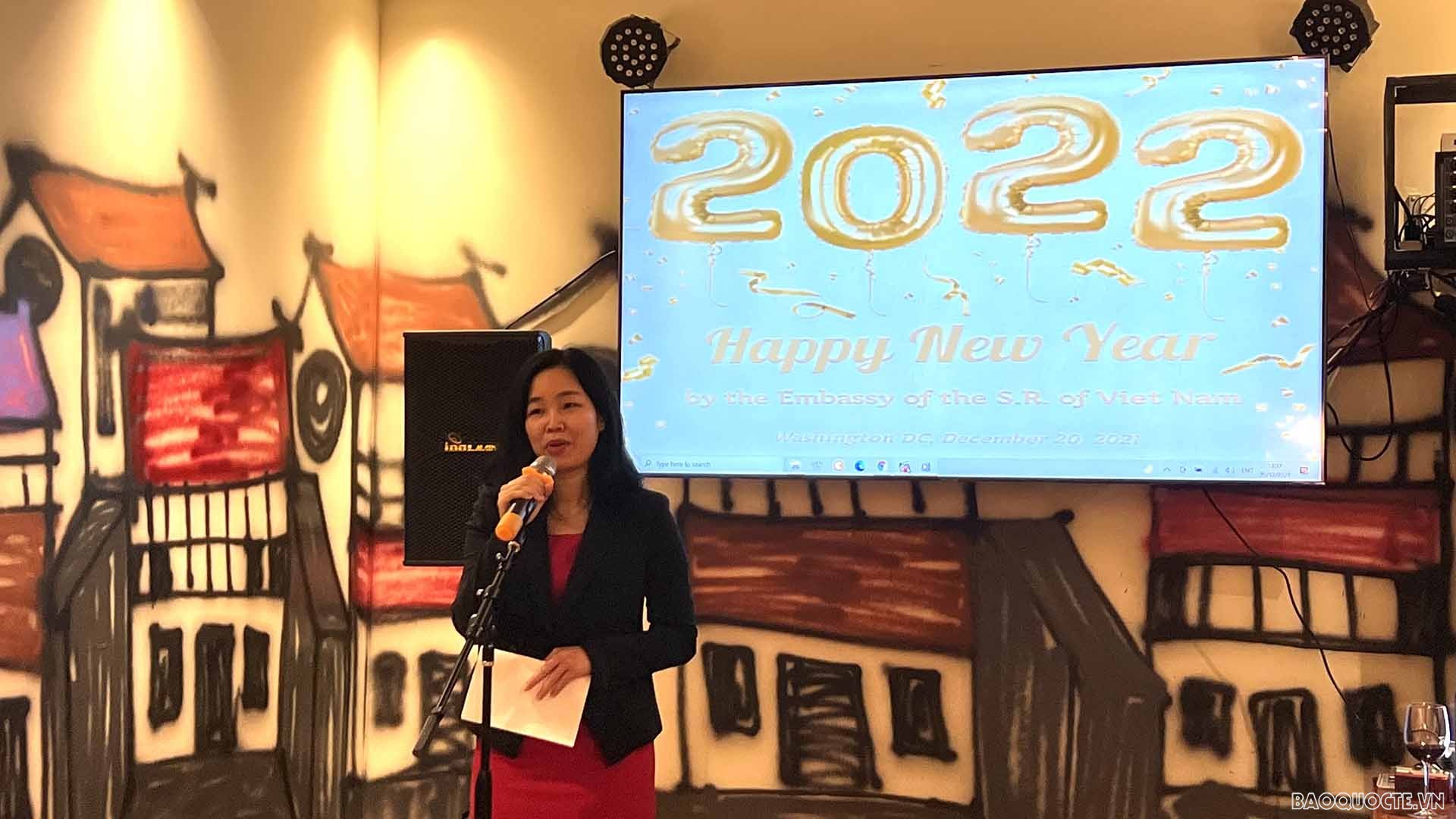 Đại biện Hoàng Thị Thanh Nga phát biểu tại sự kiện.