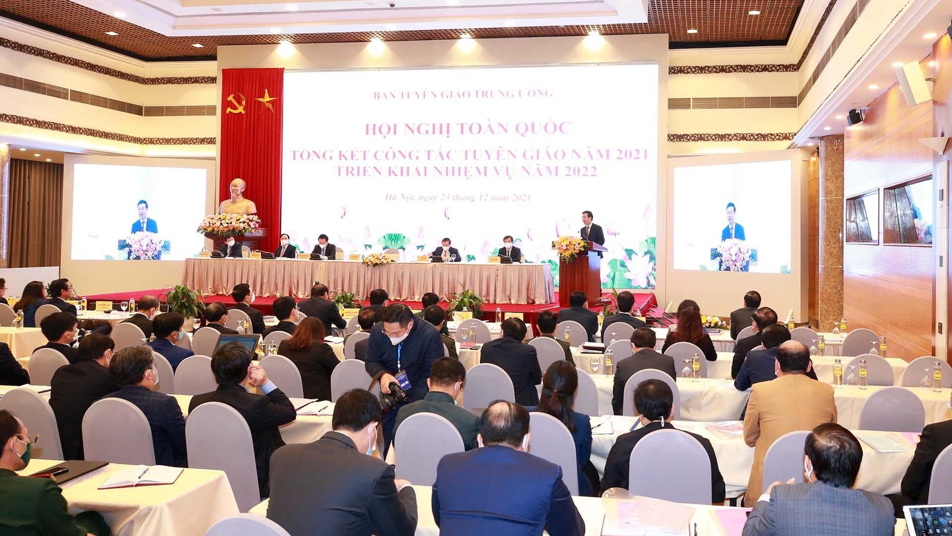 Hội nghị toàn quốc tổng kết công tác tuyên giáo năm 2021, triển khai nhiệm vụ năm 2022