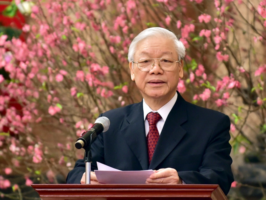 Tổng Bí thư chúc Tết lãnh đạo, nguyên lãnh đạo Đảng, Nhà nước