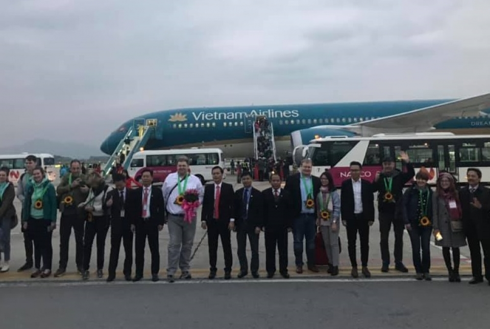Hà Nội đón vị khách quốc tế đầu tiên của năm 2019 ha noi don vi khach quoc te dau tien cua nam 2019