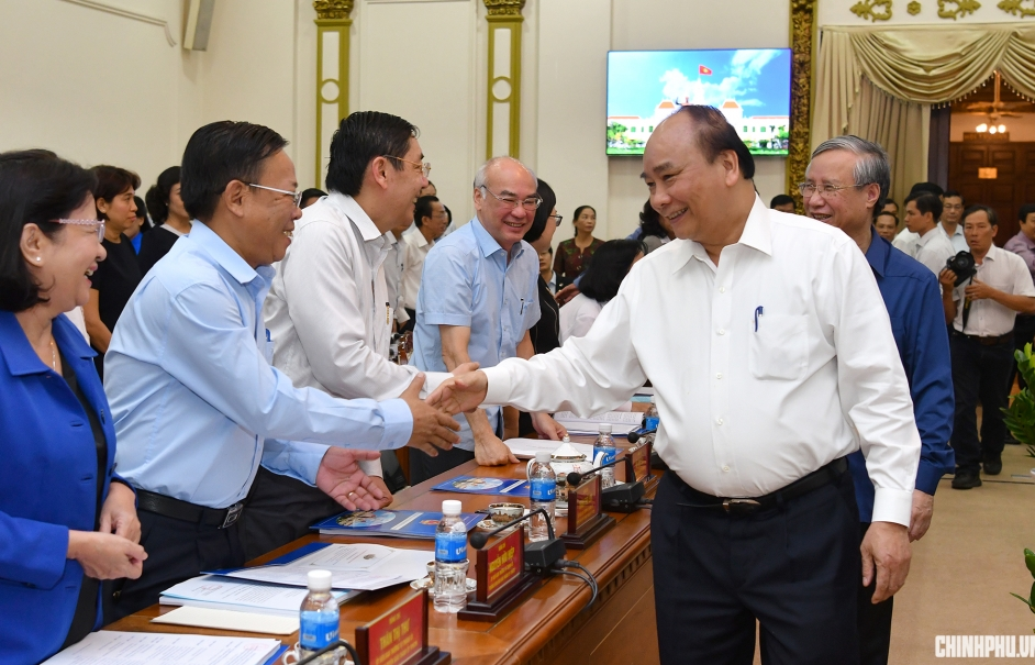 Thủ tướng: Cùng bàn, cùng xốc tới đưa TP. Hồ Chí Minh phát triển