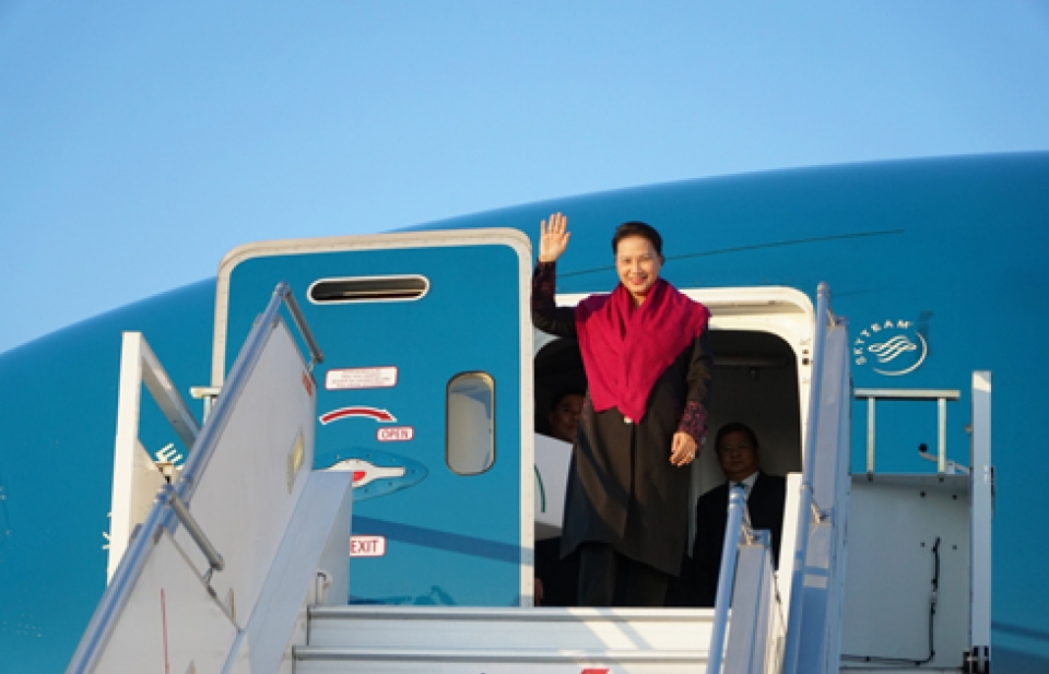 ​Chủ tịch Quốc hội Nguyễn Thị Kim Ngân đến Geneva, Thụy Sỹ tham dự IPU-138