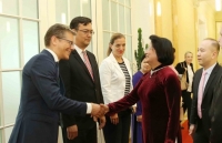 pho chu tich nuoc dang thi ngoc thinh gap go dai dien tieu bieu cua cong dong nguoi viet nam tai thuy sy