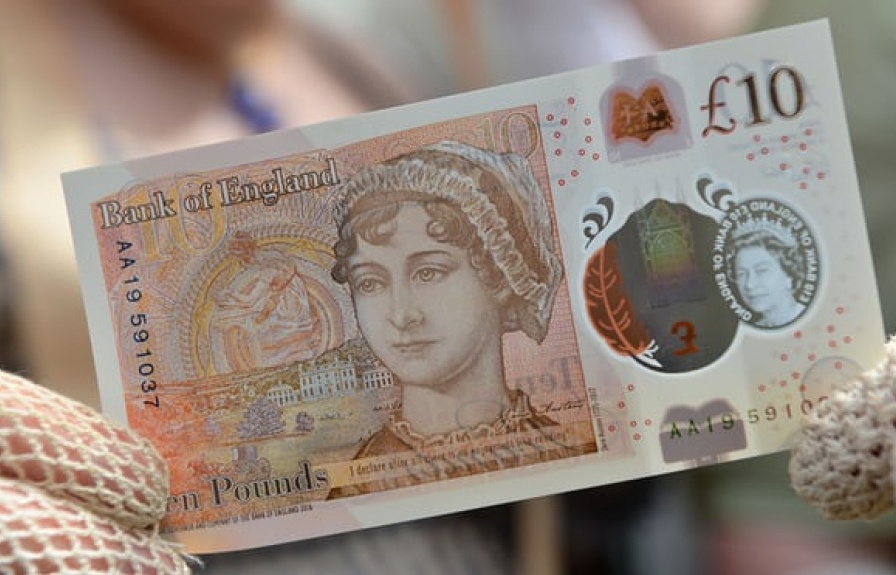 Anh bắt đầu lưu hành đồng 10 Bảng mới từ ngày 14/9