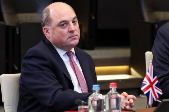 Defence secretary Ben Wallace is reportedly set to fly to Moscow for talks (Picture: Reuters)