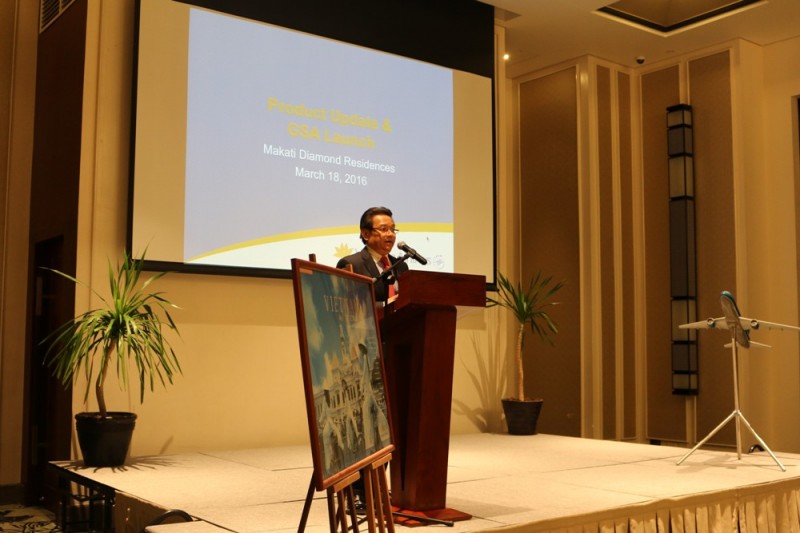 Đại sứ Trương Triều Dương dự lễ quảng bá thông tin của Vietnam Airlines