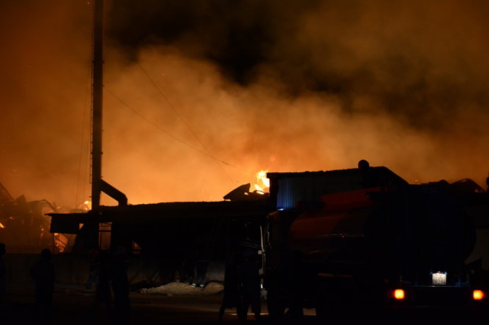 Cháy lớn thiệt hại khoảng 50 tỷ Đồng tại KCN Trảng Bàng