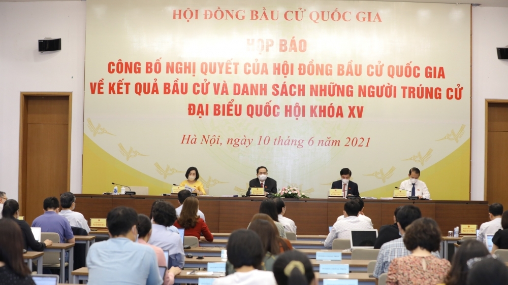 Kết quả bầu cử đại biểu Quốc hội khóa XV và đại biểu HĐND các cấp nhiệm kỳ 2021-2026: 99,6% cử tri đi bầu, 499 người trúng cử đại biểu QH