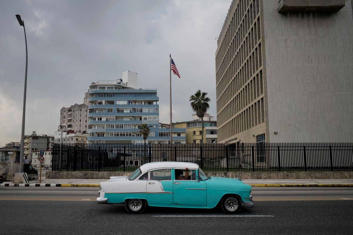 Đại sứ quán Mỹ tại Cuba. Ảnh chụp tháng 20.2020. (Nguồn: Reuters) Đại sứ quán Mỹ tại Cuba. Ảnh chụp tháng 20.2020. (Nguồn: Reuters)