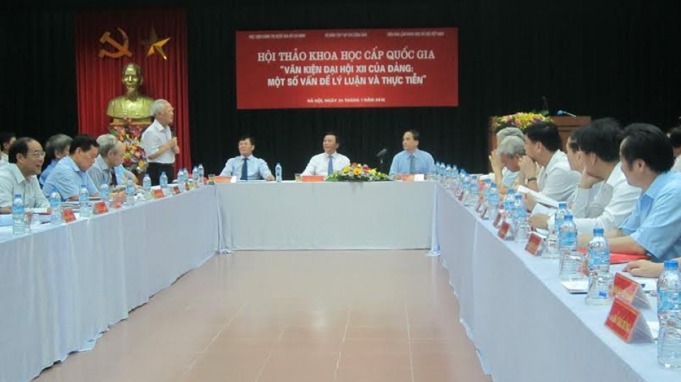 Văn kiện Đại hội XII của Đảng: Một số vấn đề lý luận và thực tiễn