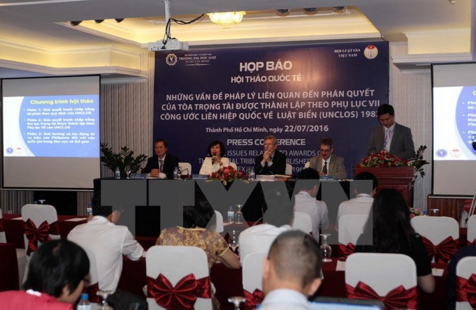 Hôm nay, Hội thảo quốc tế về phán quyết của Tòa Trọng tài tại TP.HCM