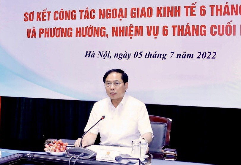 Hội nghị sơ kết công tác ngoại giao kinh tế 6 tháng đầu năm 2022