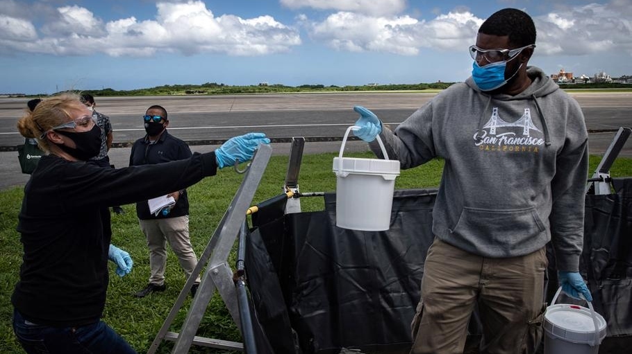 Thủy quân lục chiến Mỹ xả nước thải ở Okinawa, Nhật Bản nói 'đáng tiếc', yêu cầu dừng ngay lập tức