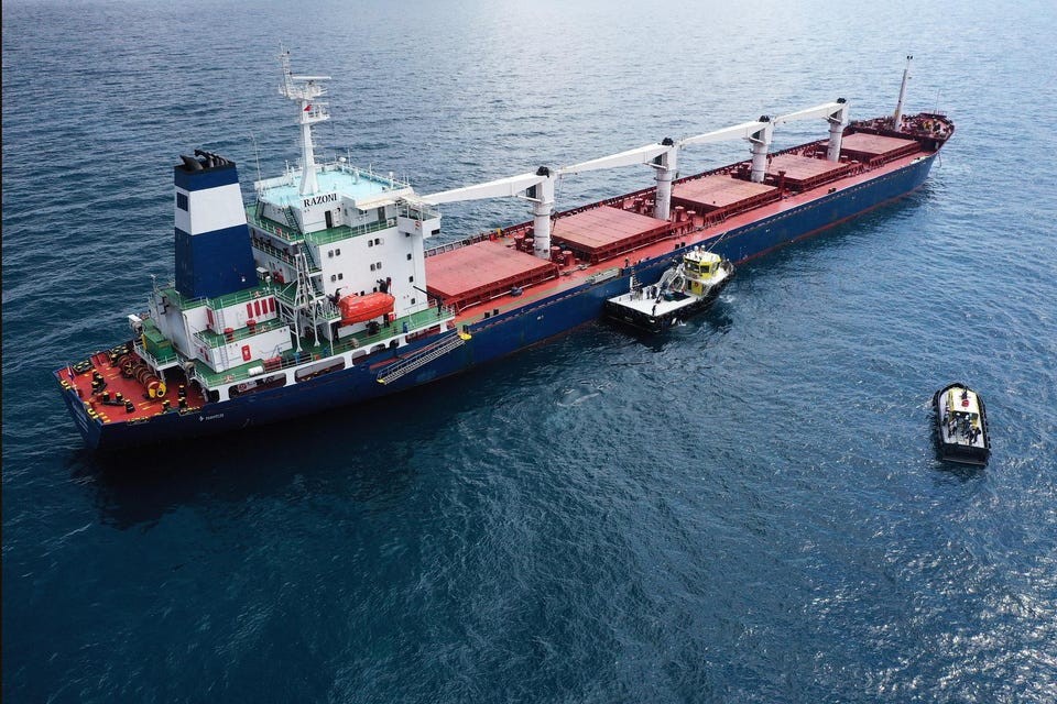 Ukraine tạo điều kiện cho các nam thủy thủ, giảm khó khăn trong xuất khẩu ngũ cốc Ukraine tạo điều kiện cho các nam thủy thủ, giảm khó khăn trong xuất khẩu ngũ cốc