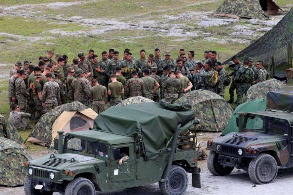 Philippines, Mỹ kết thúc sớm cuộc tập trận chung