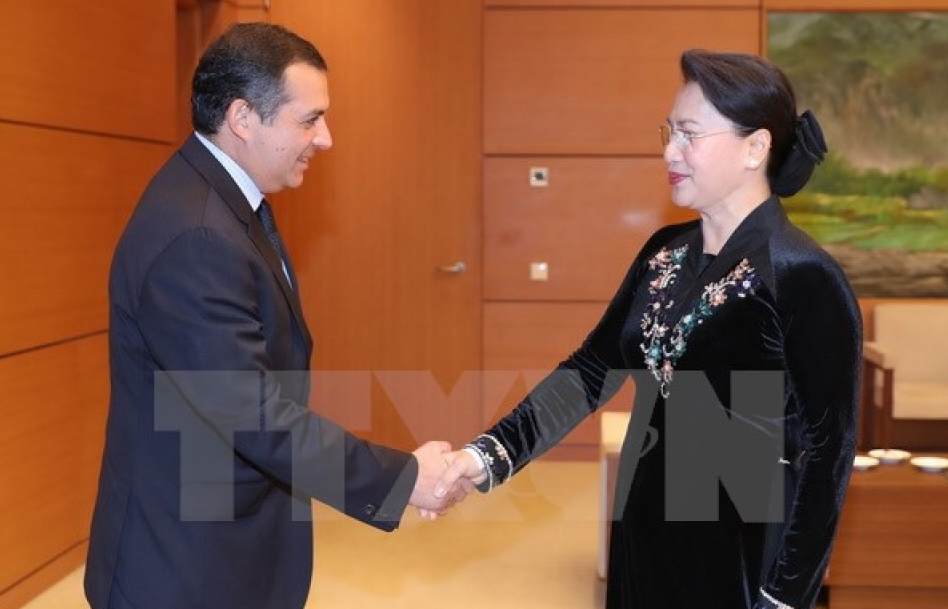 Chủ tịch Quốc hội Nguyễn Thị Kim Ngân tiếp Chủ tịch Thượng viện Mexico