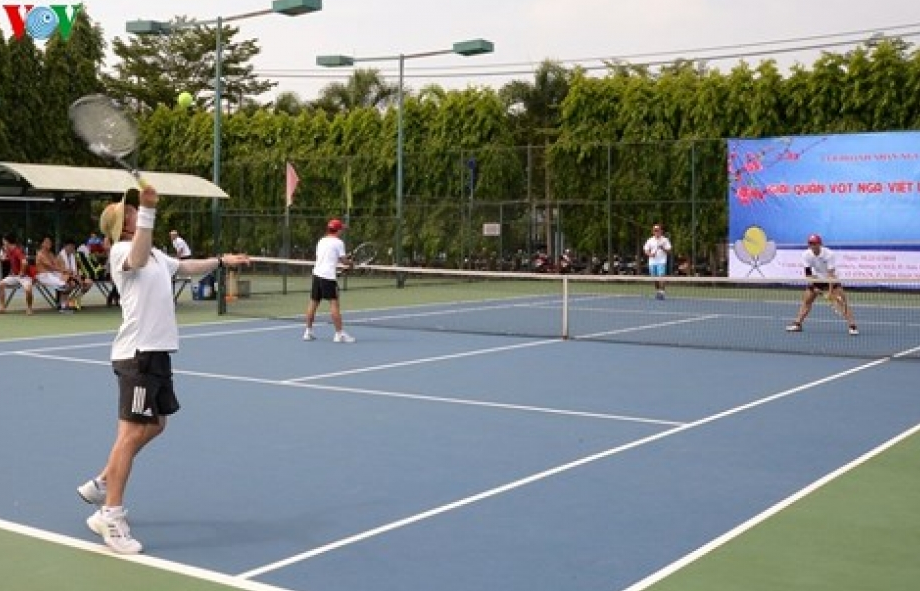 Hơn 150 vận động viên tham dự Giải tennis Nga – Việt lần thứ 5