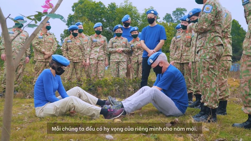 Đại sứ, đại biện 4 nước đón Tết cùng lực lượng gìn giữ hòa bình Việt Nam