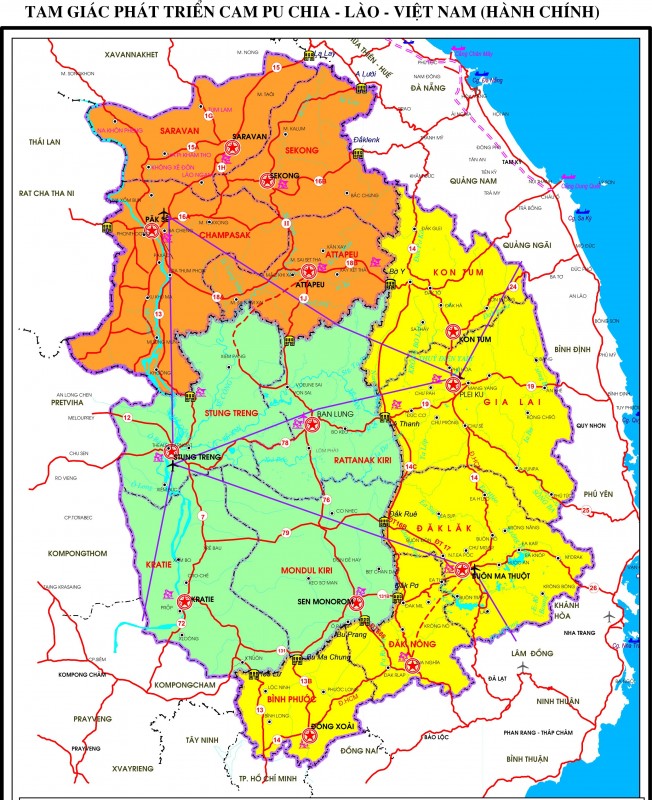 Đẩy mạnh thương mại khu tam giác phát triển