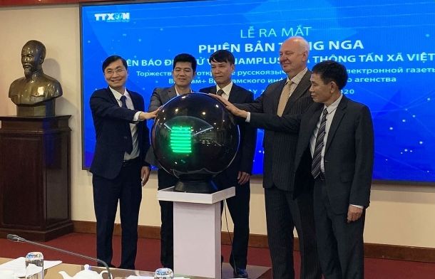 Báo điện tử VietnamPlus đã có phiên bản tiếng Nga