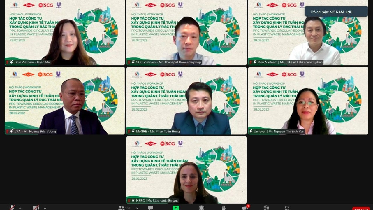 Hợp tác công tư xây dựng kinh tế tuần hoàn trong quản lý rác thải nhựa