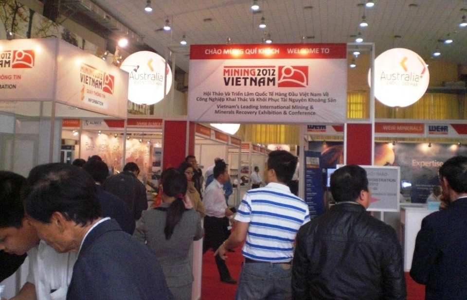Mining Vietnam 2018 thu hút nhiều doanh nghiệp quốc tế