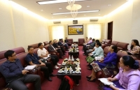 Tạo điều kiện cho sinh viên Lào học tập tại Đại học Kinh doanh và Công nghệ Hà Nội