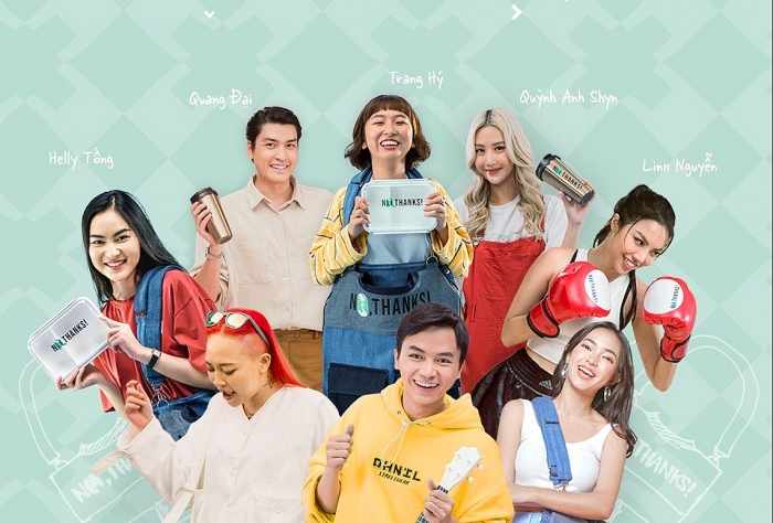 Hơn 50 nghệ sĩ Việt đồng lòng 'nói không' với sản phẩm nhựa một lần hon 50 nghe si viet dong long noi khong voi san pham nhua mot lan