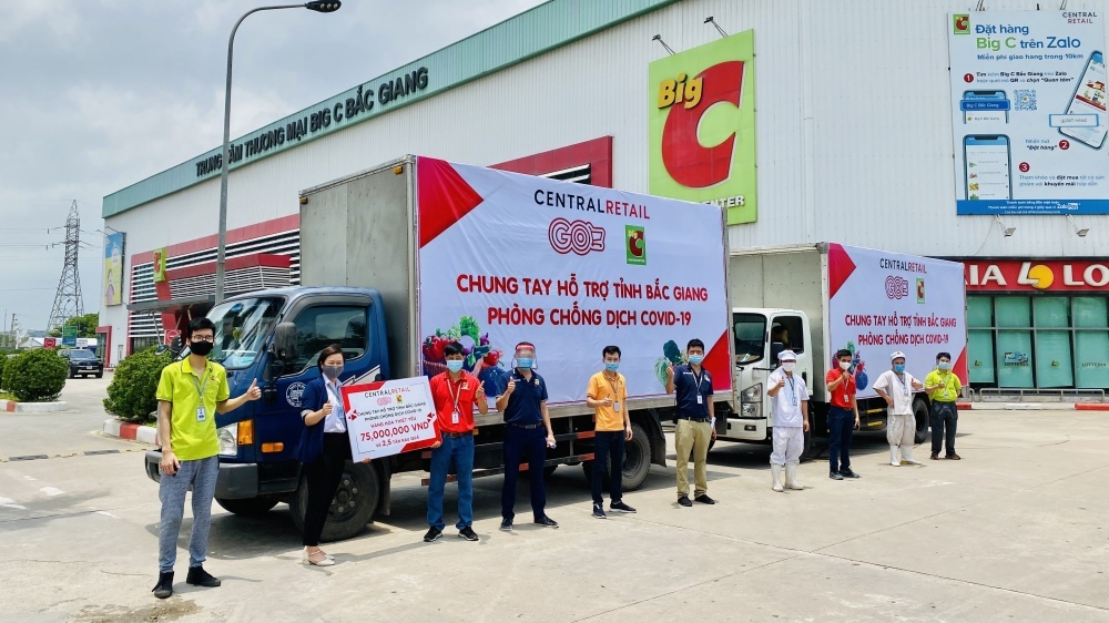 Tiếp sức cho tuyến đầu chống dịch Covid-19 tại Bắc Giang và Vĩnh Phúc