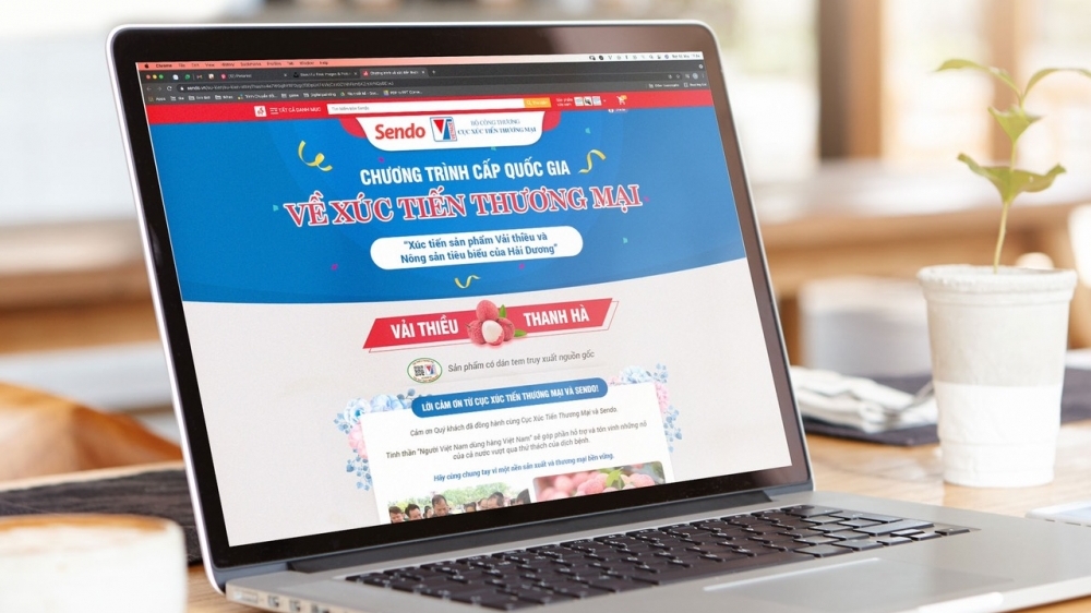 Thêm một sàn thương mại điện tử bán vải thiều Hải Dương