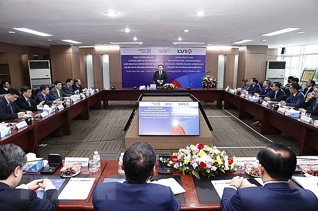 Quang cảnh buổi làm việc. (Ảnh: Doãn Tấn/TTXVN) Quang cảnh buổi làm việc. (Ảnh: Doãn Tấn/TTXVN)