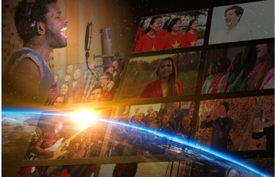 Dàn Hợp xướng & Giao hưởng Kỳ diệu tham gia dự án Single Human Kind