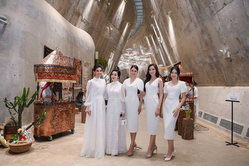 Hoa hậu Giáng My, Tiểu Vy, Đỗ Thị Hà cùng trải nghiệm cà phê Thiền