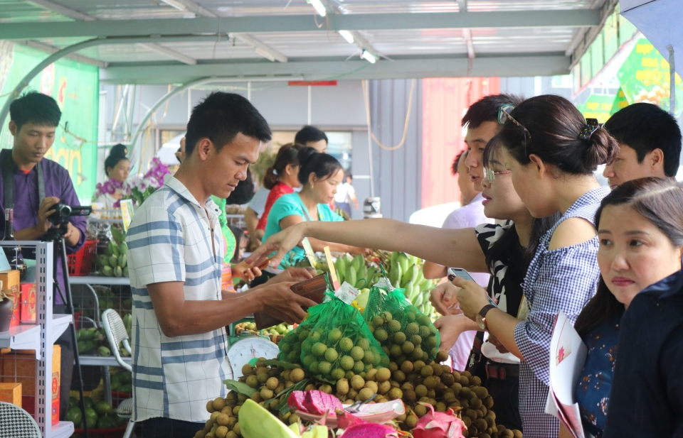 Khai mạc Tuần lễ Nhãn và Nông sản an toàn tỉnh Sơn La năm 2018