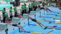 Khai mạc Giải bơi cứu đuối Thanh thiếu nhi toàn quốc 'Đường đua xanh'
