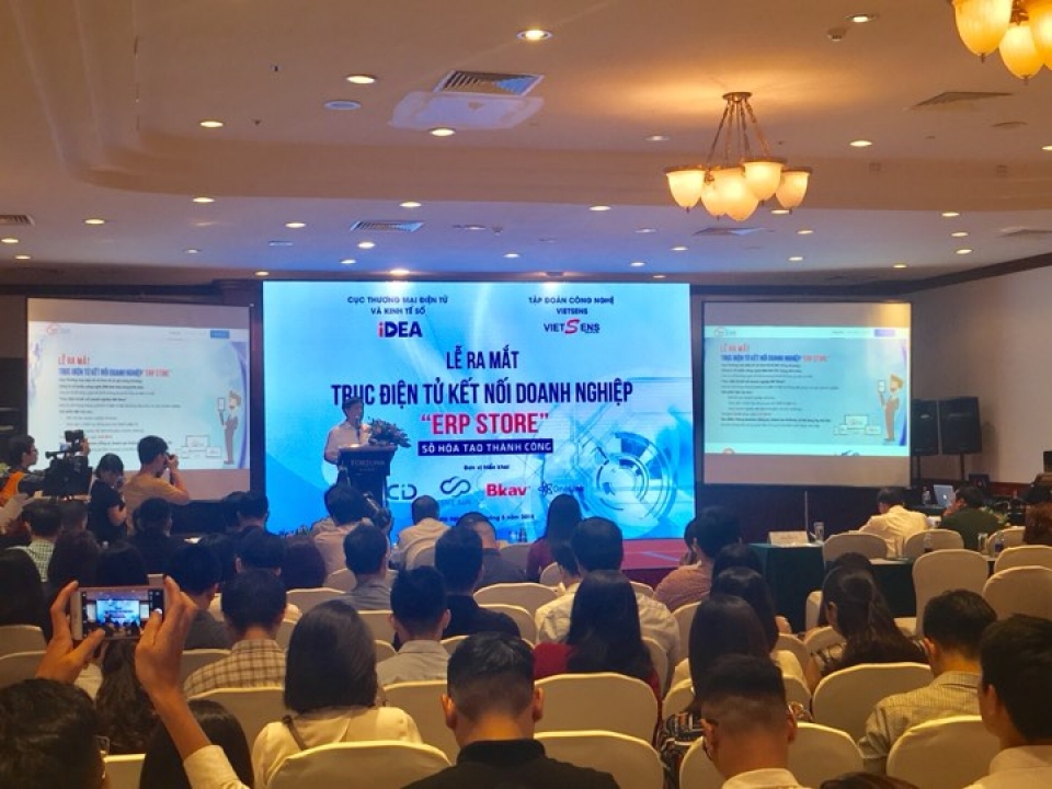 hien thuc hoa giai phap doanh nghiep khong giay to ra mat truc dien tu ket noi doanh nghiep