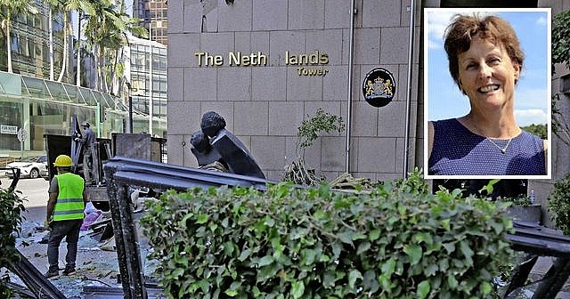 phu nhan dai su ha lan thiet mang trong vu no o lebanon