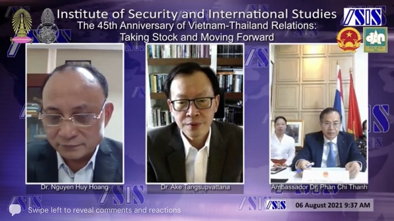 Hội thảo trực tuyến kỷ niệm 45 năm quan hệ Việt Nam-Thái Lan