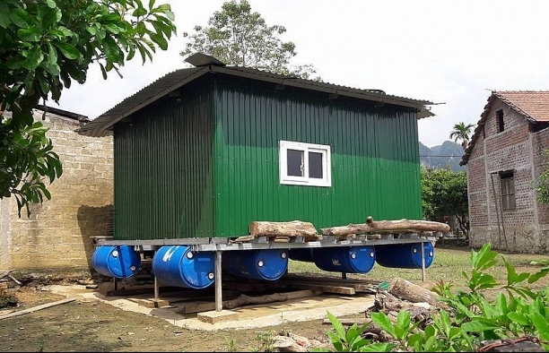 Nhà phao chống lũ: Thành quả từ sự chung tay