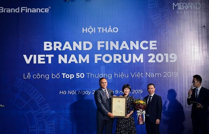 Công bố Top 50 Thương hiệu giá trị nhất Việt Nam 2019