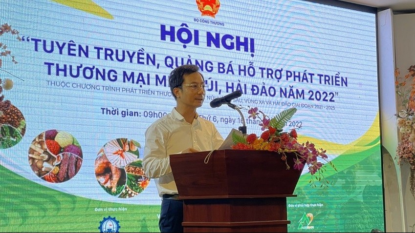 Tuyên truyền, quảng bá hỗ trợ phát triển thương mại miền núi, hải đảo năm 2022