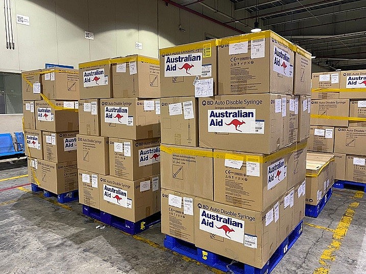 Australia tiếp tục tặng Việt Nam 800.000 liều vaccine AstraZeneca